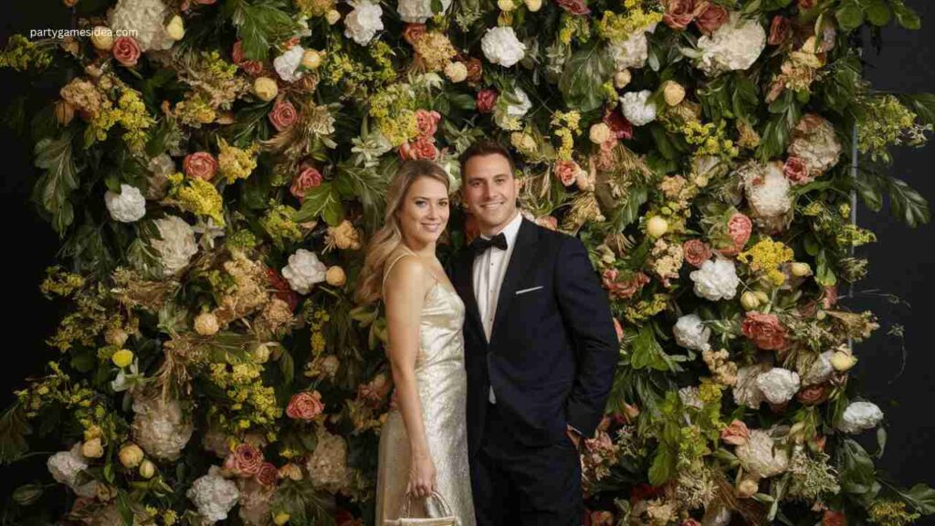 Floral Backdrop and Photo Booth