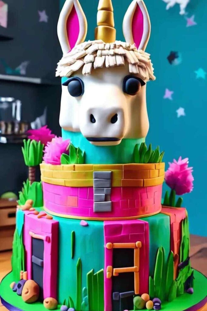 3D Loot Llama Cake