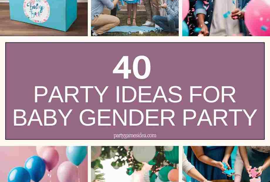 Baby Gender Party Ideas