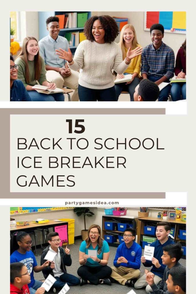 Back To School Ice Breaker Games