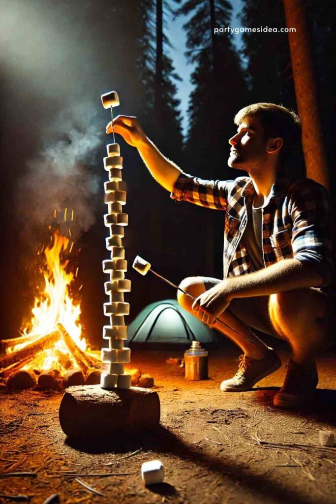 Campfire Marshmallow Stack