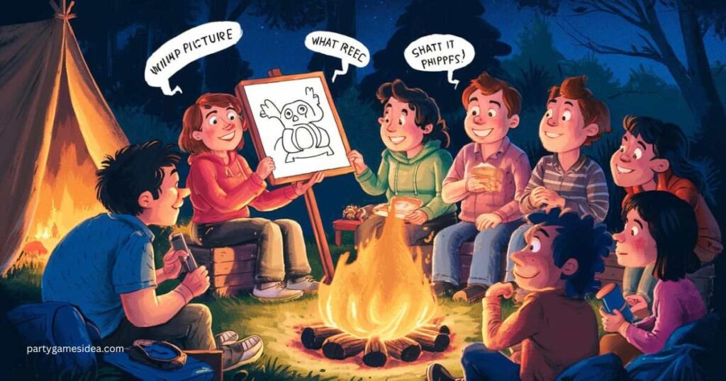 Campfire Pictionary