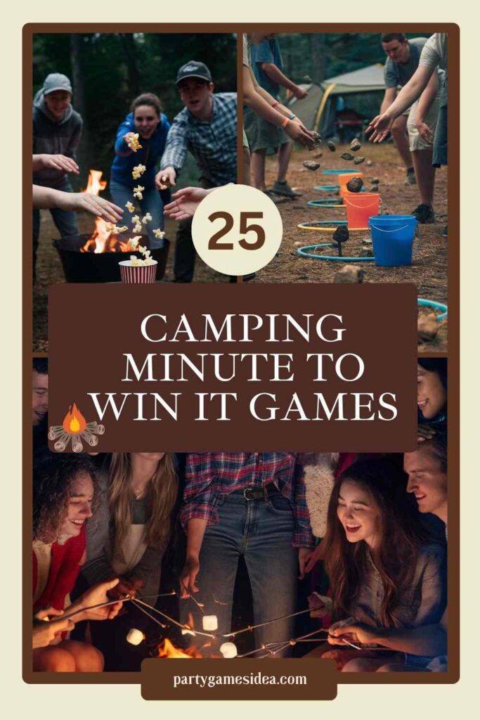 Camping Minute To Win It Games