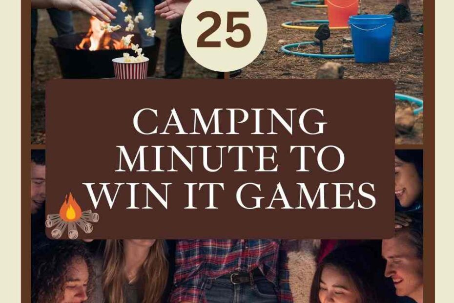 Camping Minute To Win It Games