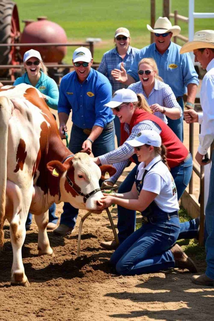 Cow Milking Contest