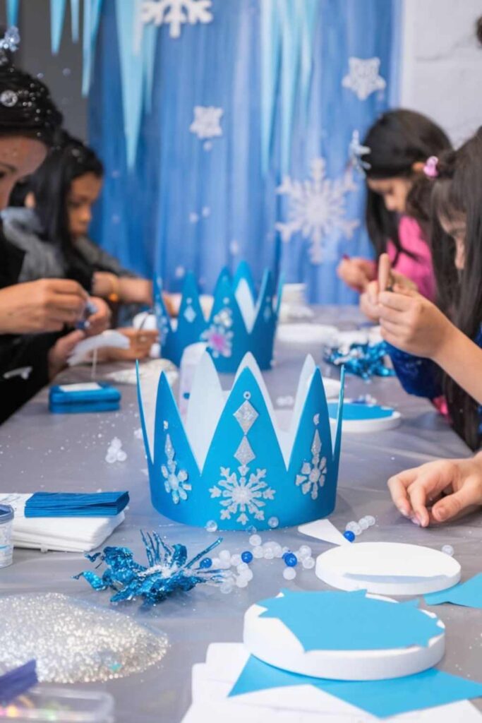 DIY Elsa Crowns