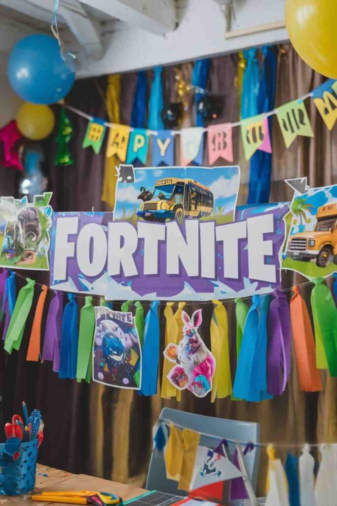 DIY Fortnite Banner