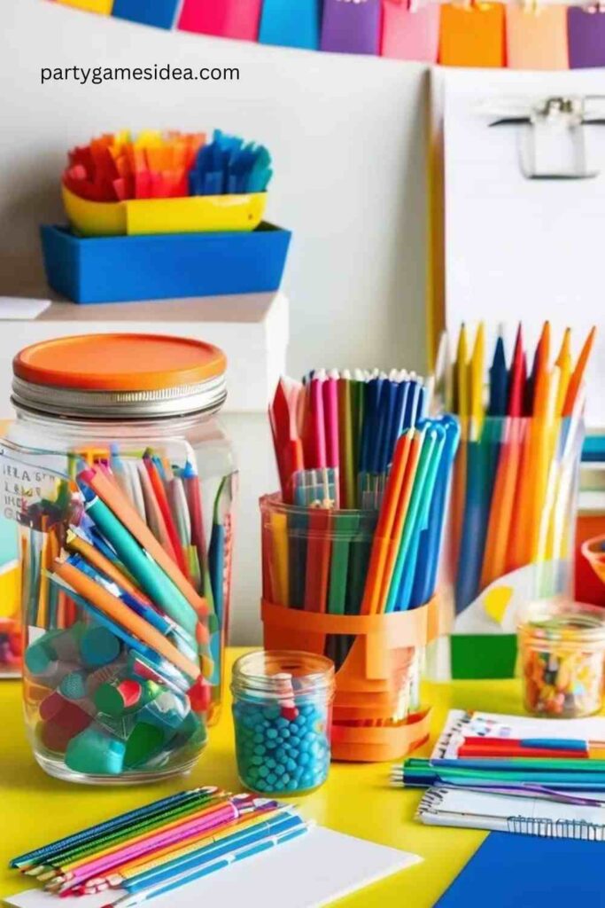 DIY School Supply Station