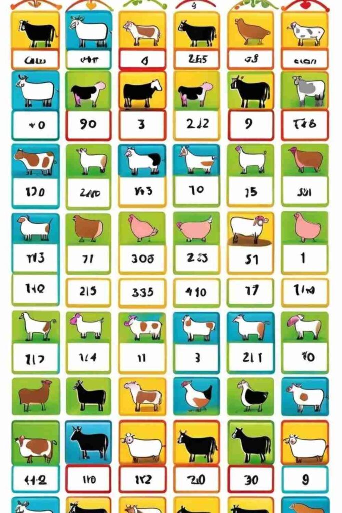 Farmyard Bingo