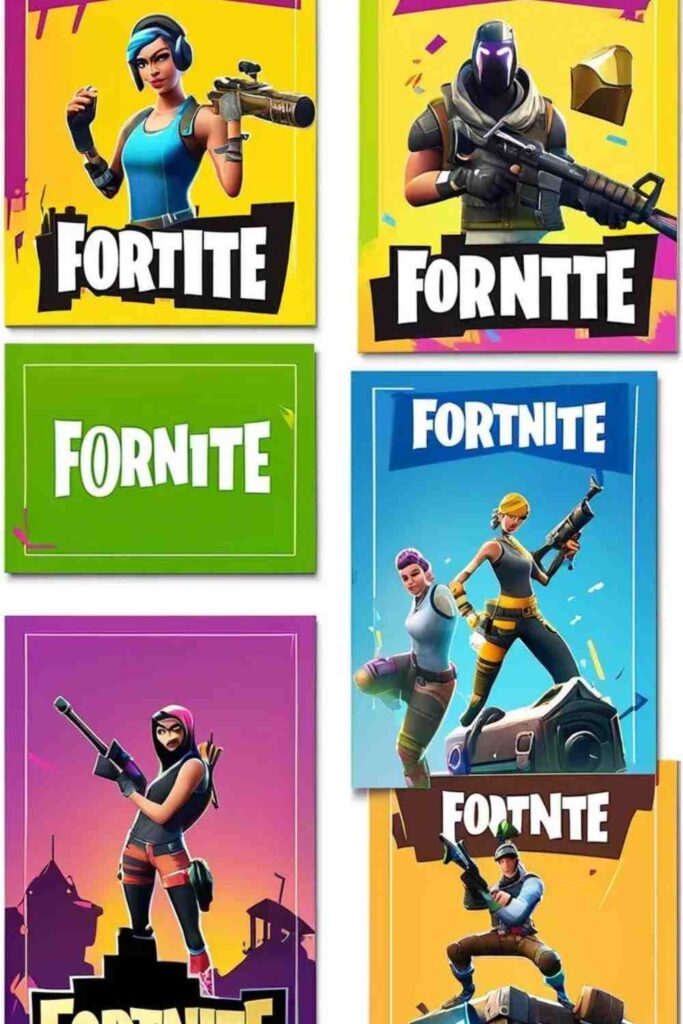 Fortnite-Themed Invitations