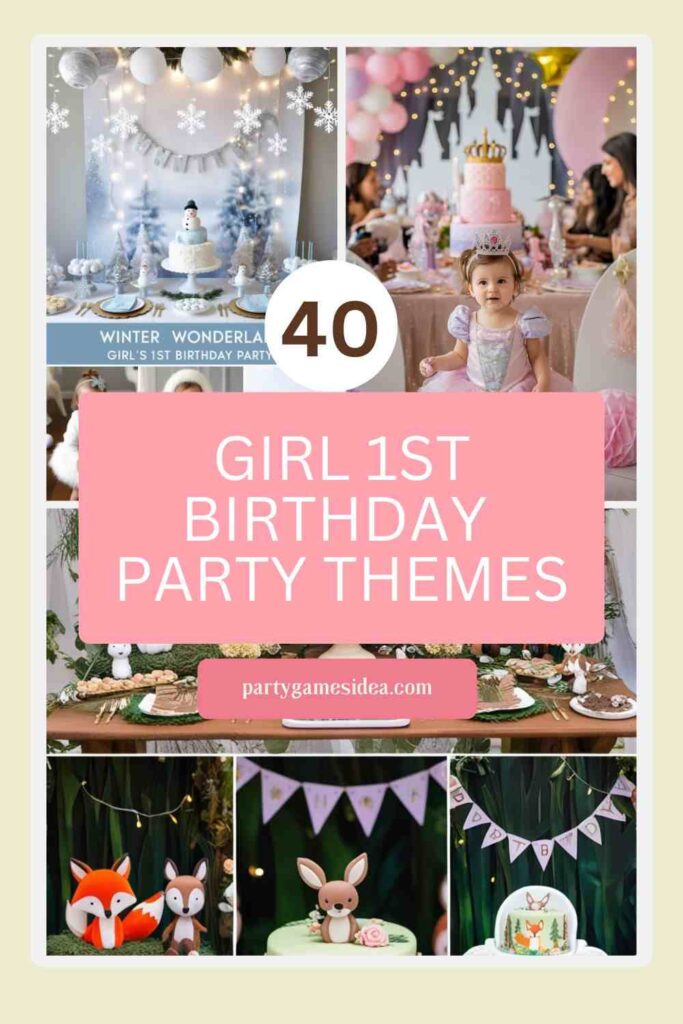 Girl 1st Birthday Party Themes