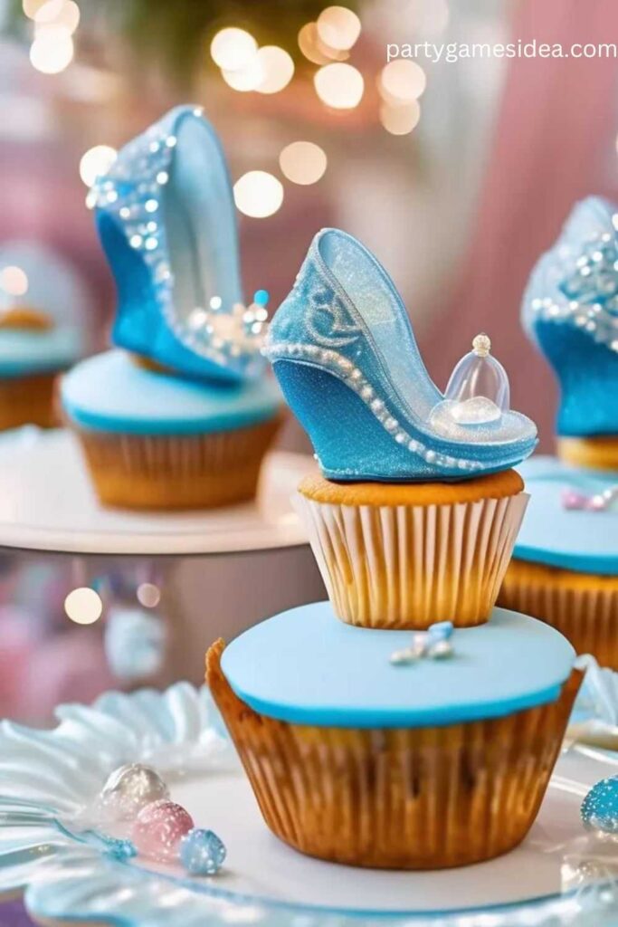 Glass Slipper Cupcakes