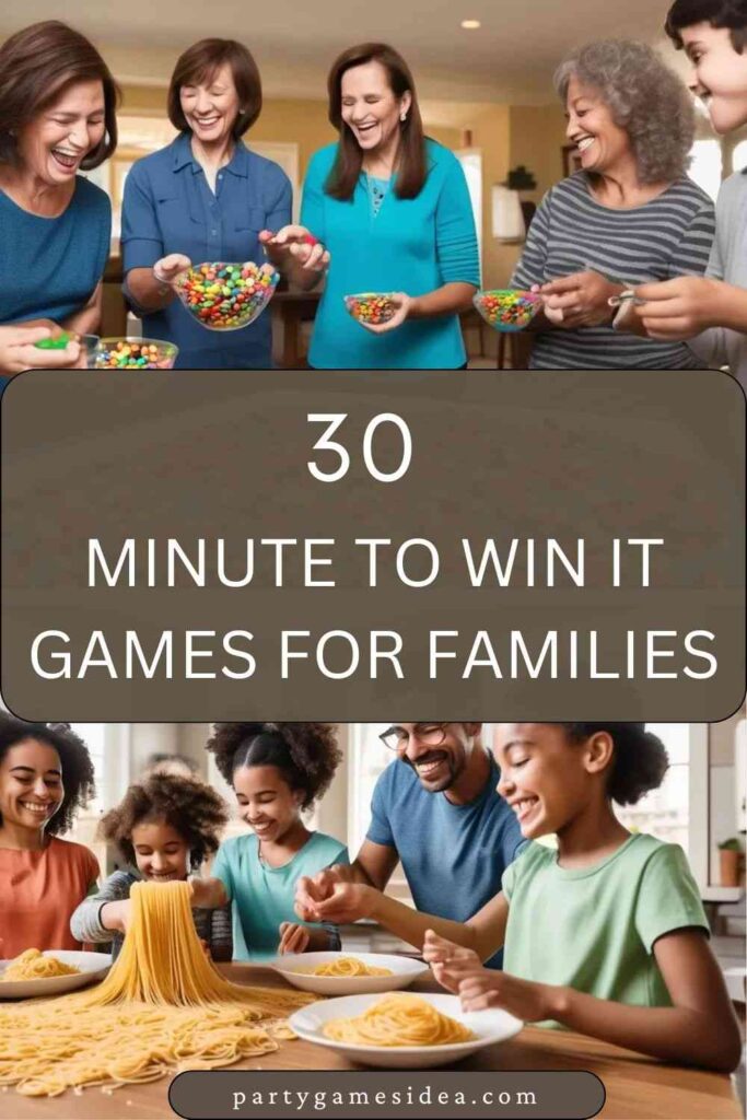 Minute To Win It Games For Families