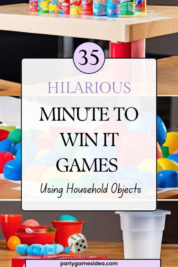 Minute To Win It Games Using Household Objects