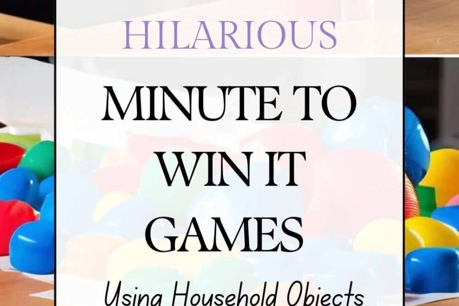 Minute To Win It Games Using Household Objects