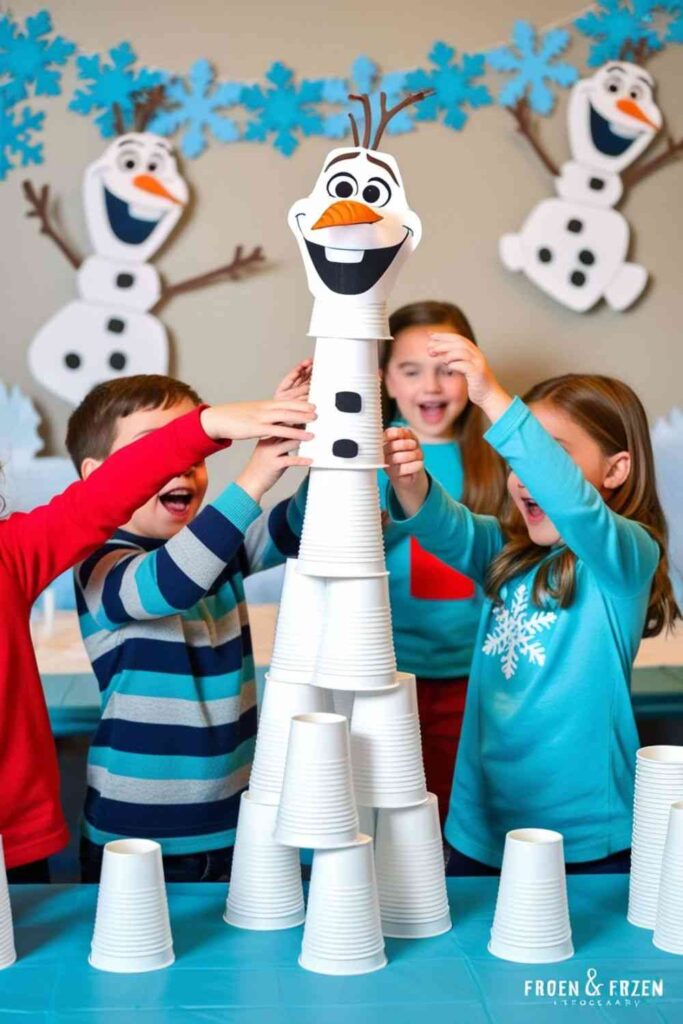 Olaf Cup Stacking Challenge