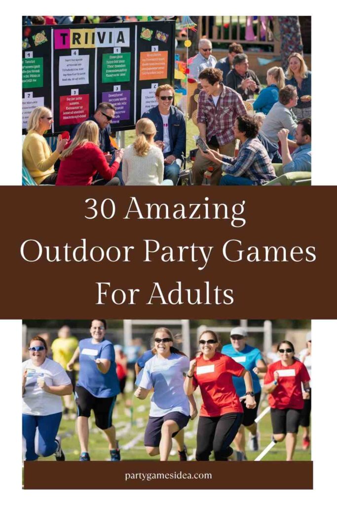 Outdoor Party Games For Adults