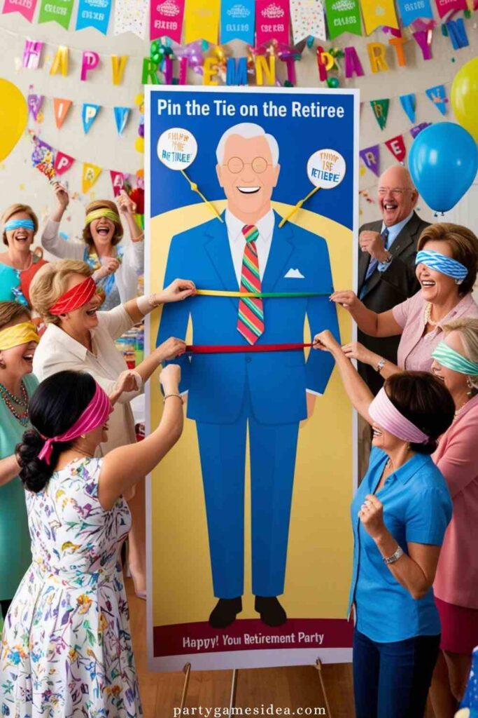 Pin the Tie on the Retiree