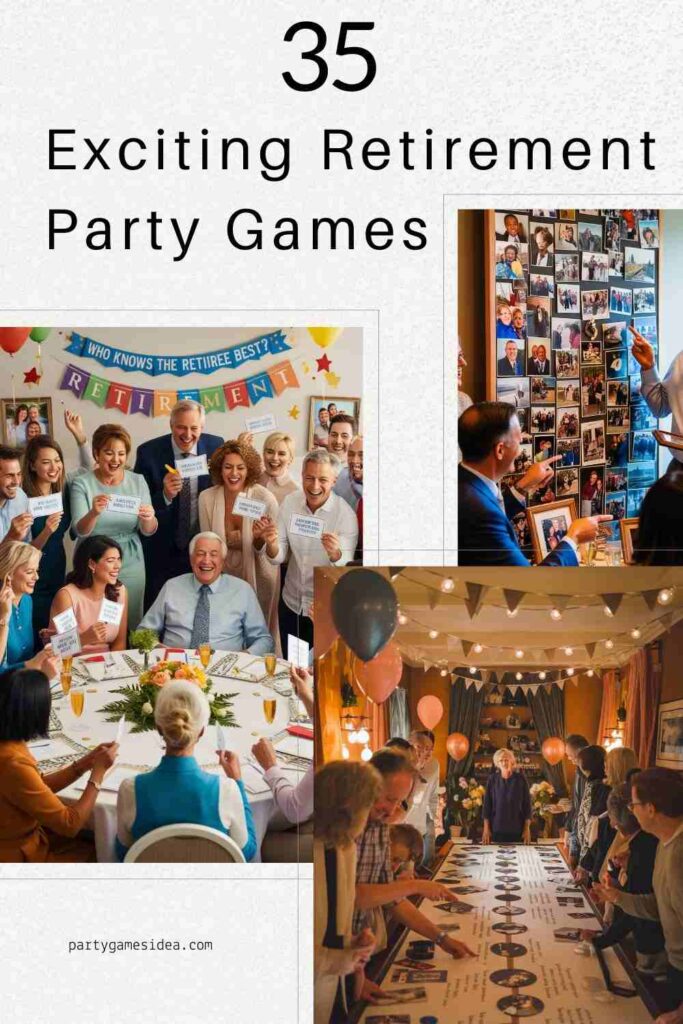 Retirement Party Games