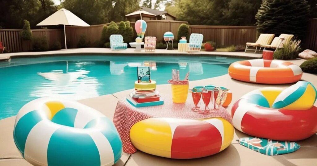 Retro Pool Party