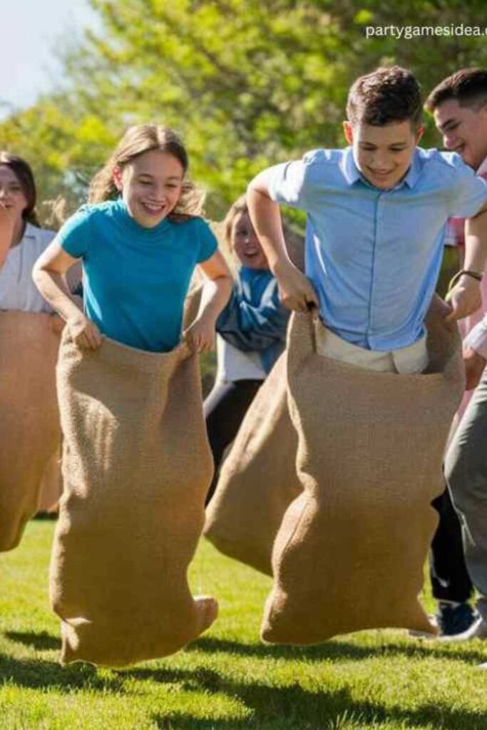 Sack Race for Picnic