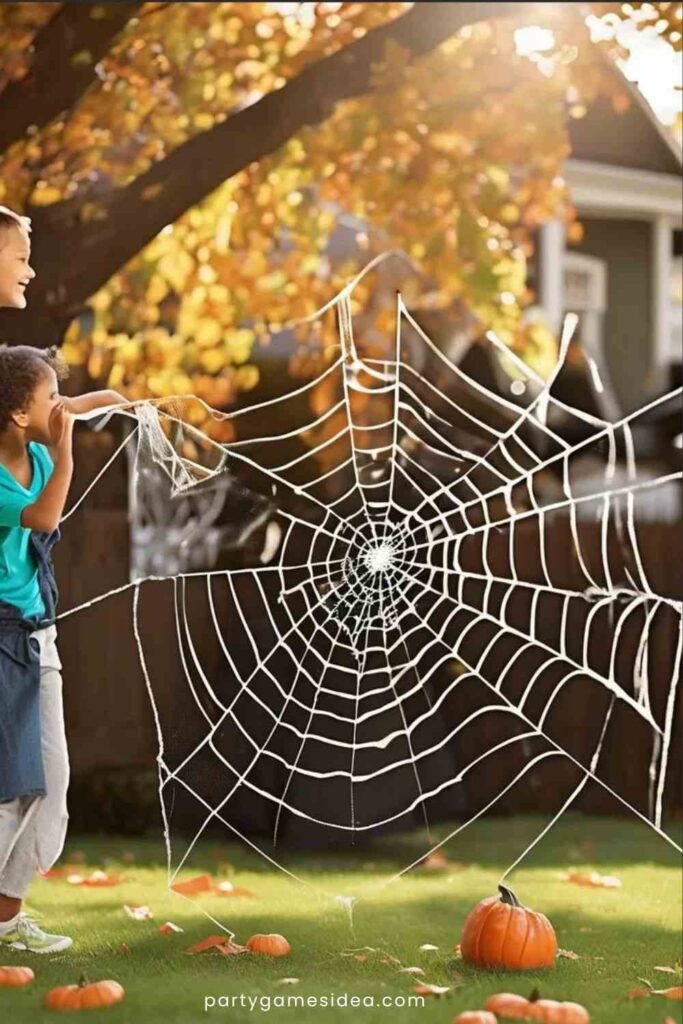 Spider Web Obstacle Course