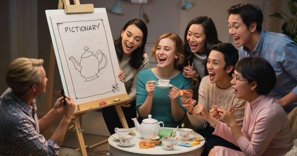 Tea-Themed Pictionary