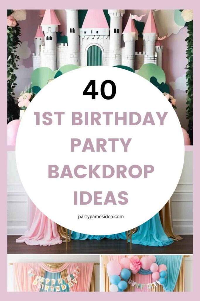 1st Birthday Party Backdrop Ideas