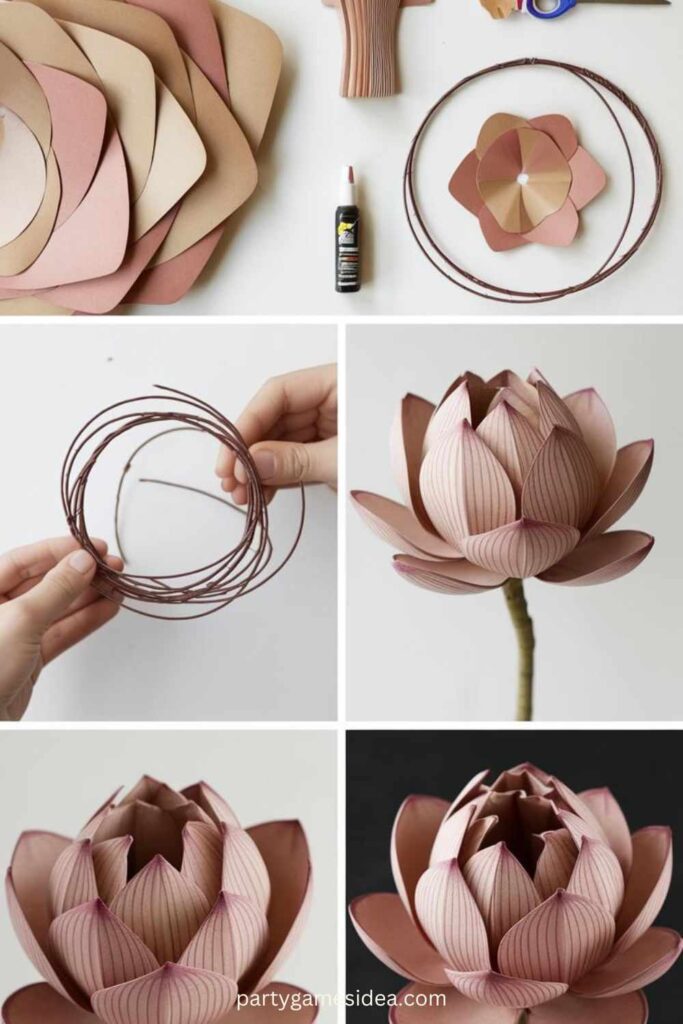 Advanced Paper Lotus Flower