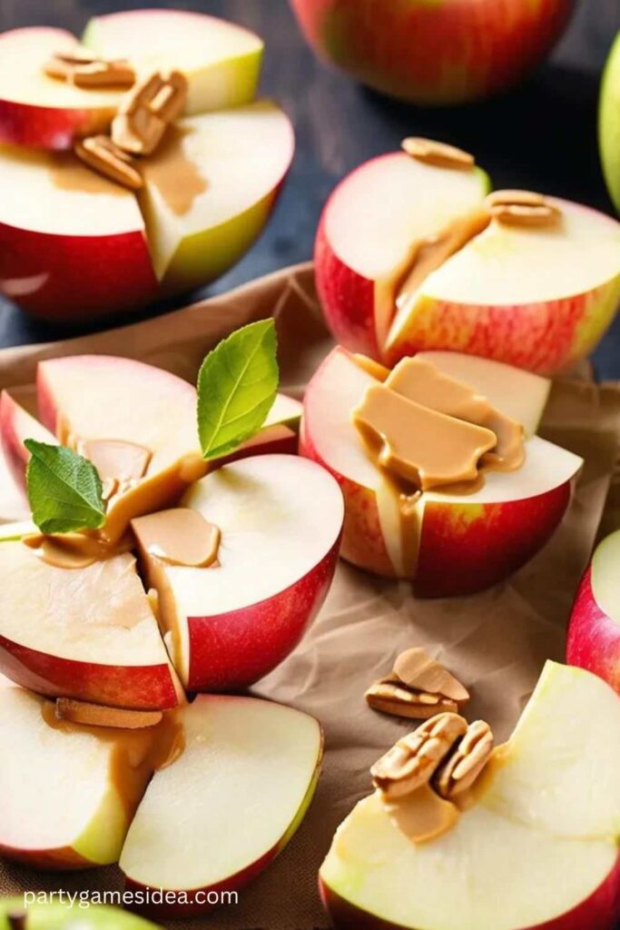 Apple Slices with Peanut Butter