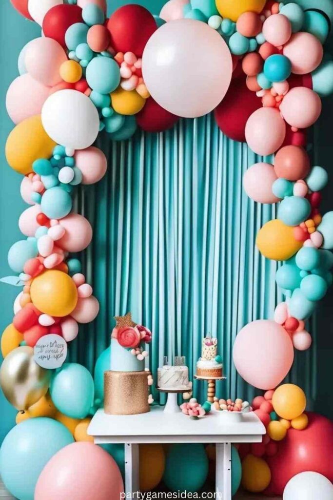 Balloon Garland Backdrop Ideas