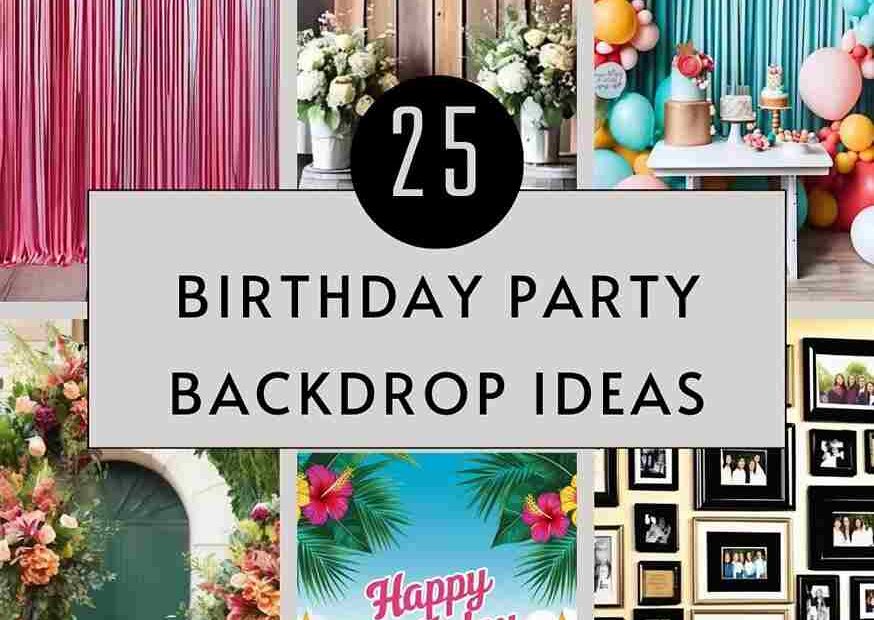 Birthday Party Backdrop Ideas