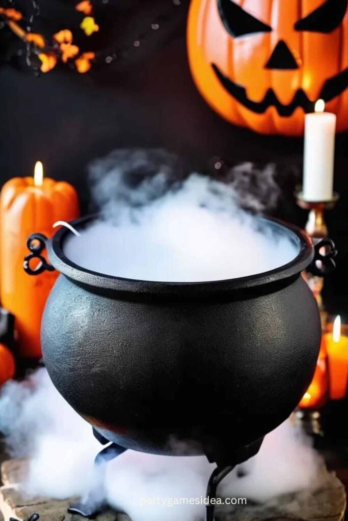 Cauldron with Dry Ice