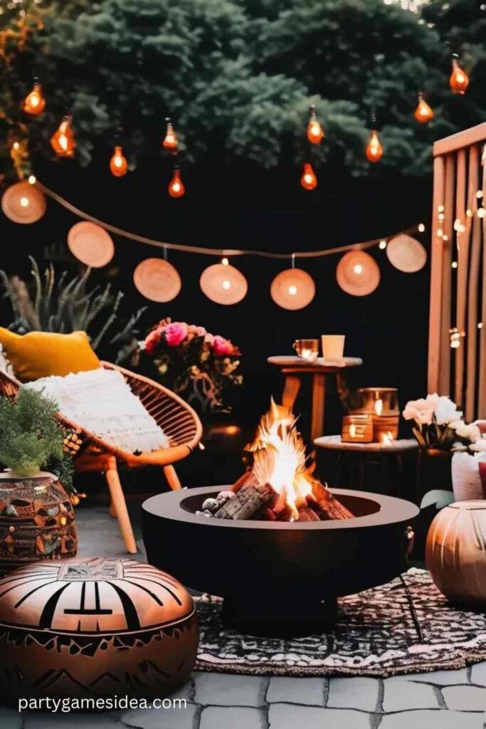 Cozy Fire Pit Area