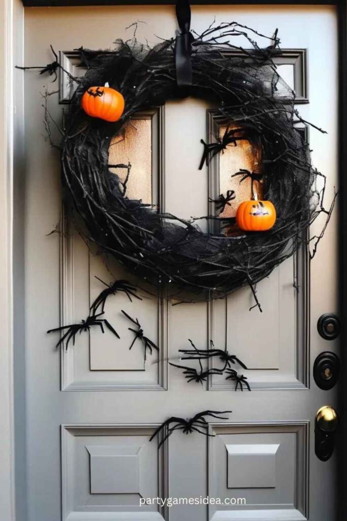 Creepy Door Wreath