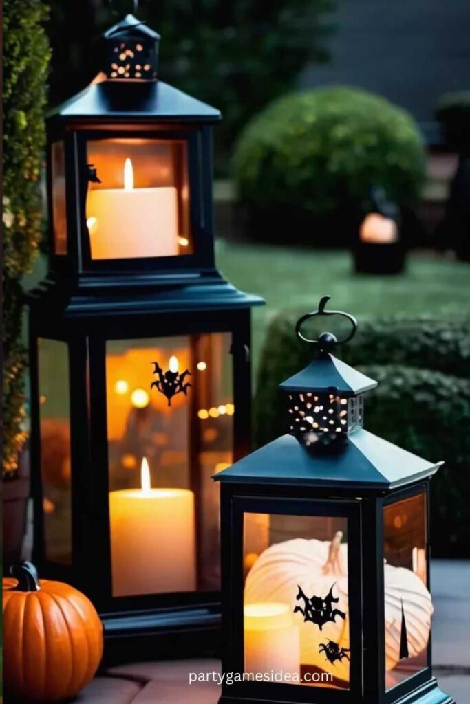 DIY Ghost Lanterns