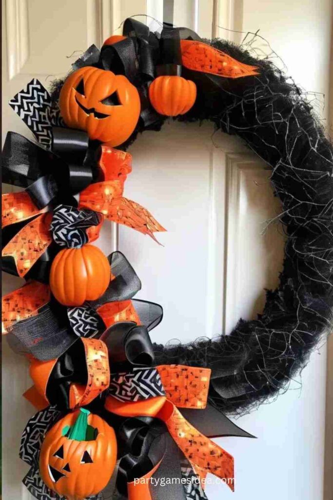 DIY Halloween Wreath 