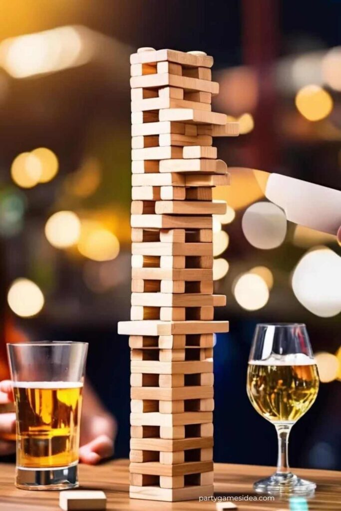 Drunk Jenga Game