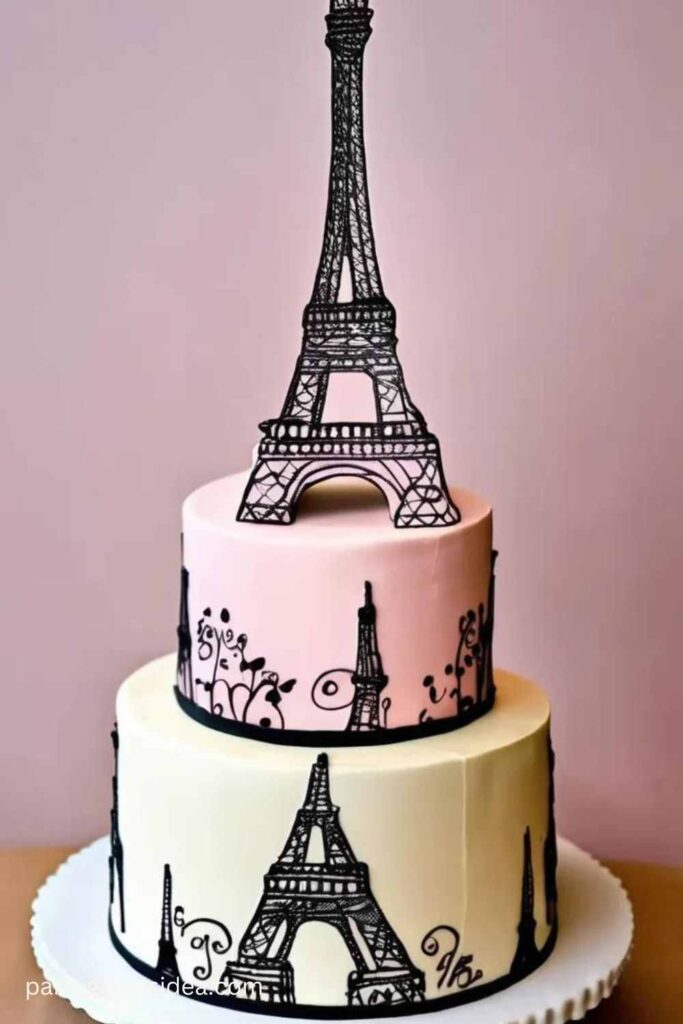 Eiffel Tower Cake