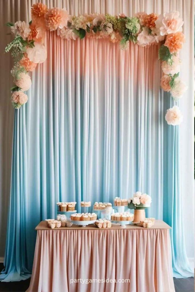 Fabric Curtain Backdrop