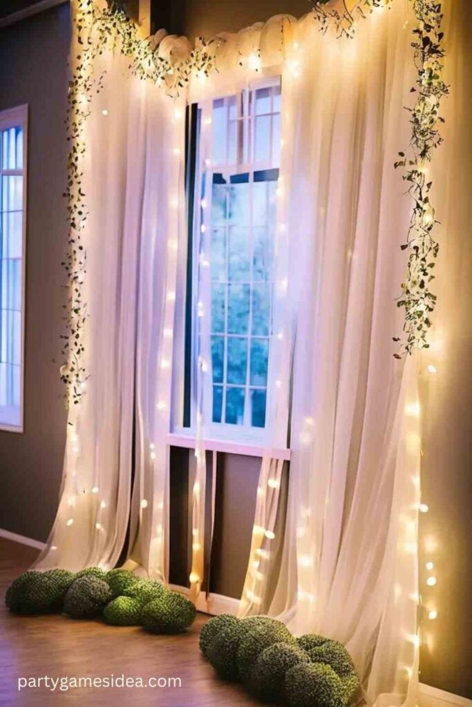 Fairy Light Backdrop Theme