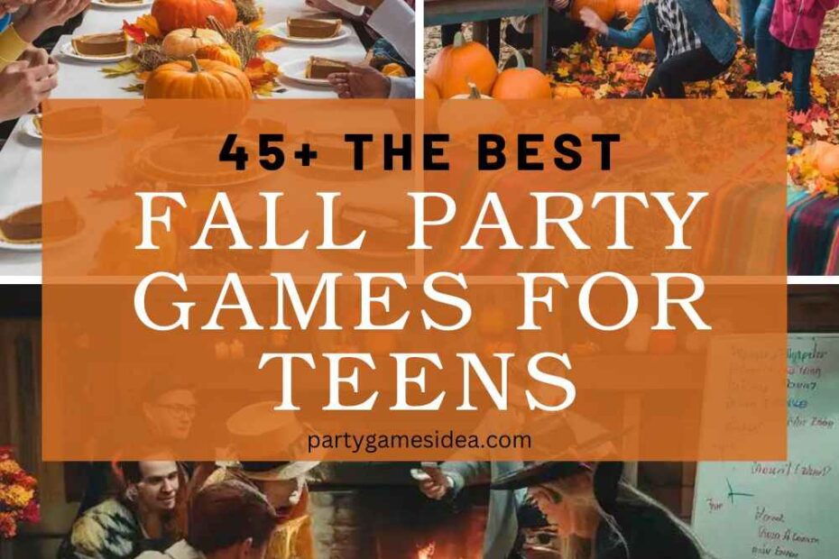 Fall Party Games For Teens