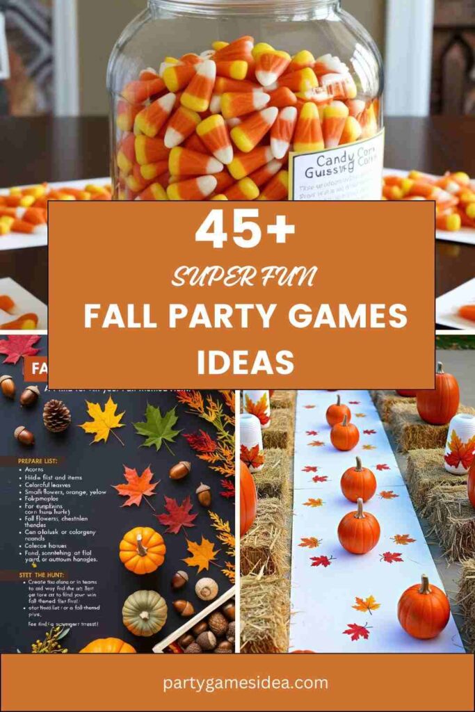 Fall Party Games Ideas