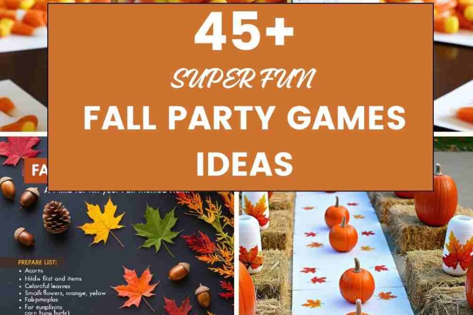 Fall Party Games Ideas