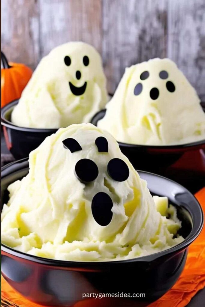 Ghost Mashed Potatoes