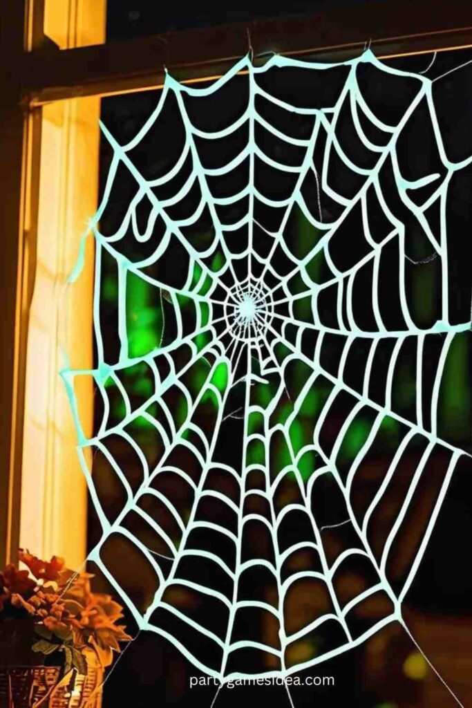 Glow-in-the-Dark Spider Webs