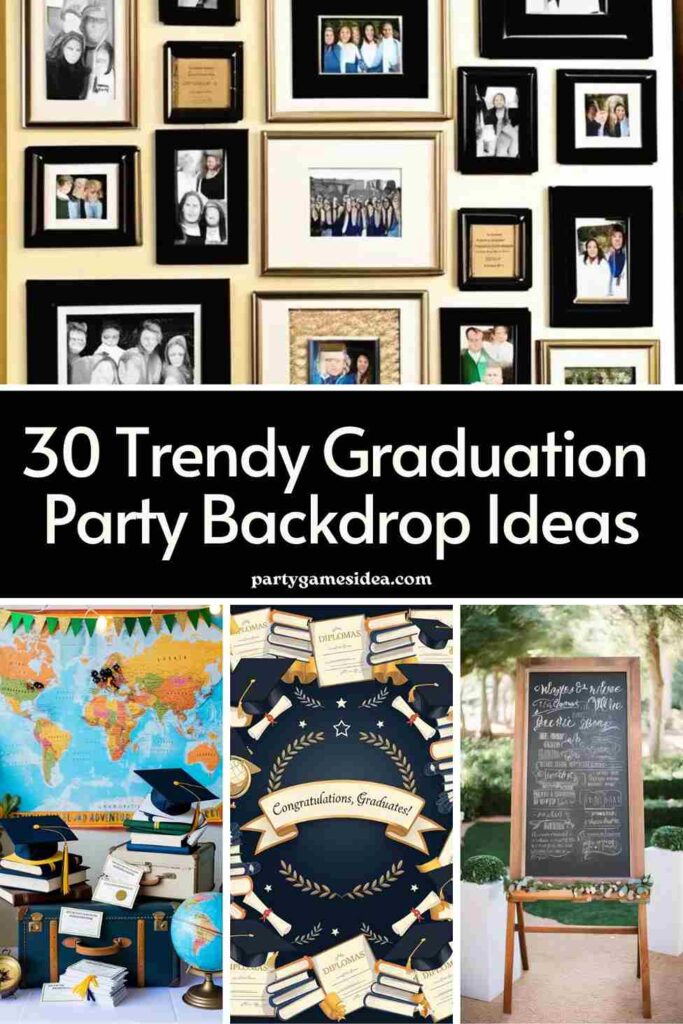 Graduation Party Backdrop Ideas