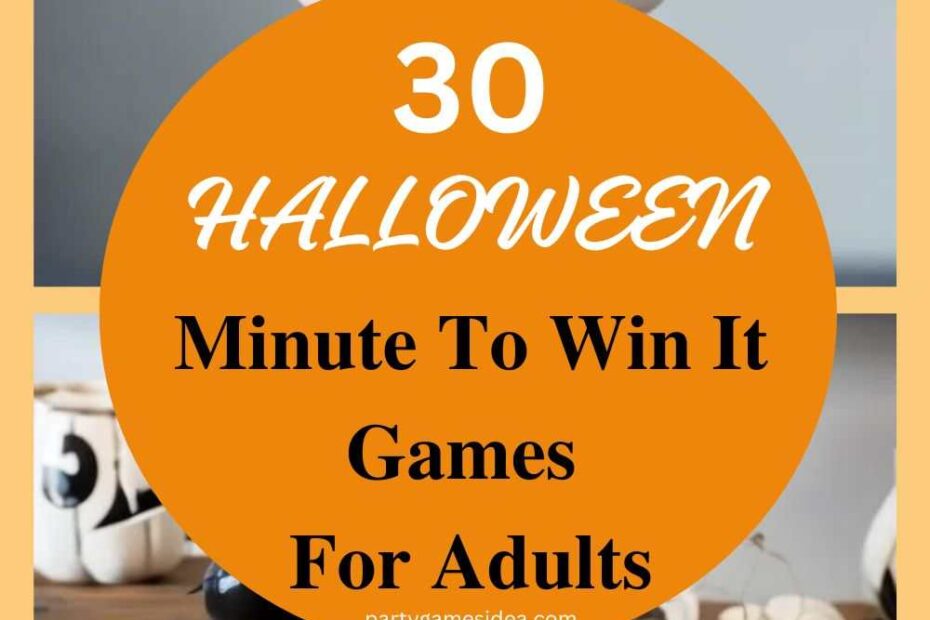 Halloween Minute to Win It Games for Adults