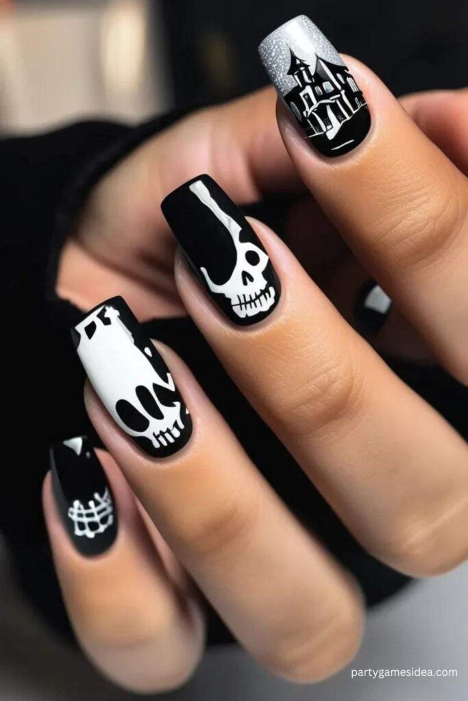 Haunted House Nails