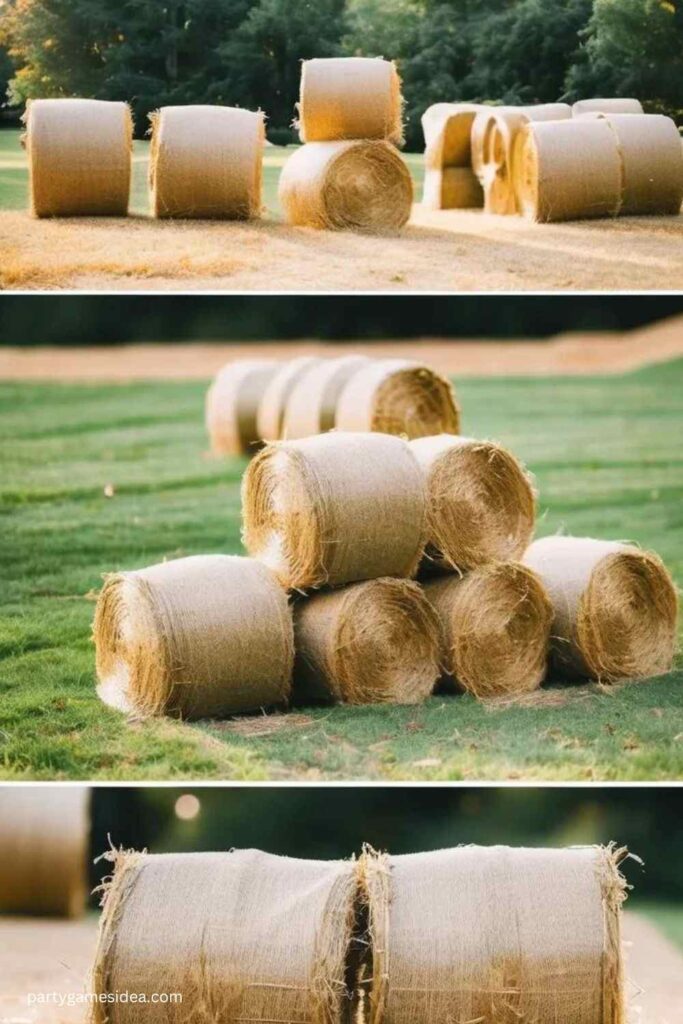 Hay Bale Obstacle Course